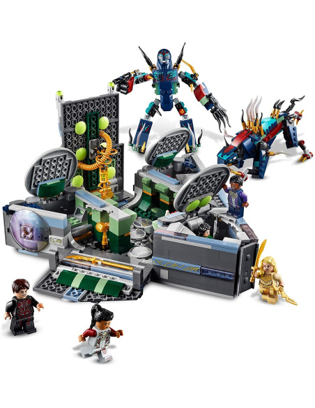 LEGO Marvel L'Ascesa di Domo, Navicella Spaziale dal Film sugli Eterni con Minifigure di 2 Devianti