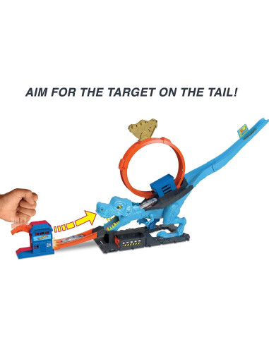   hot wheels sfreccia sul t-rex