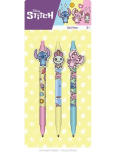 Stitch Penne Gel con Top 3 pz 