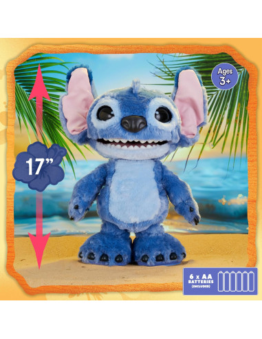 Peluche Stitch Interattivo 40 cm 100 funzioni