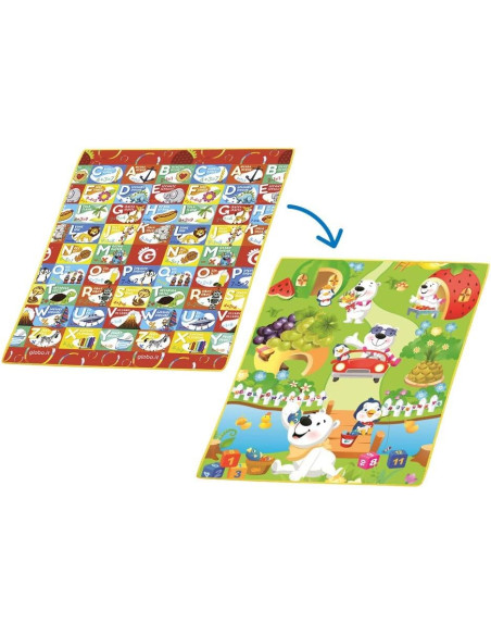 Tappeto EPE 180x150 2 lati lettere e numeri