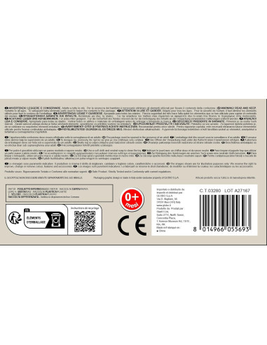 Tappeto EPE 180x150 2 lati lettere e numeri