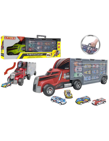 Camion portauto c/12 auto 2 colori