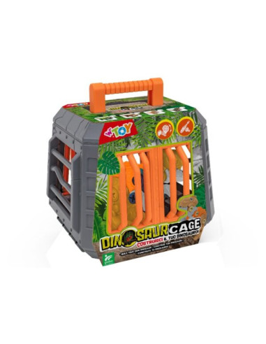 Gabbia con Dinosauro da costruire