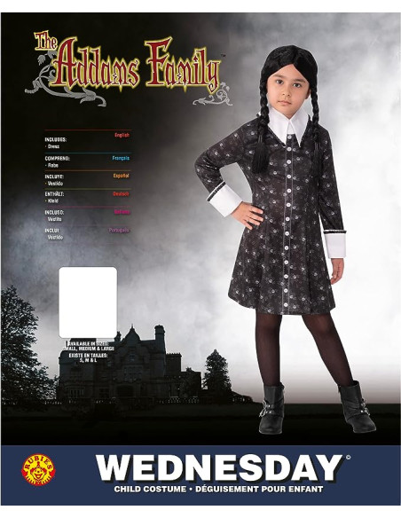 Rubie's - Costume Wednesday inf.