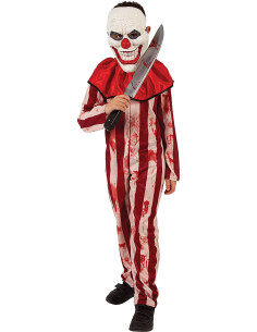 Rubie's - Costume Clown sanguinoso con Maschera