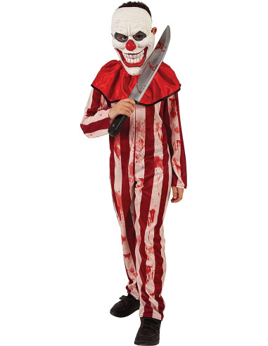 Rubie's - Costume Clown sanguinoso con Maschera