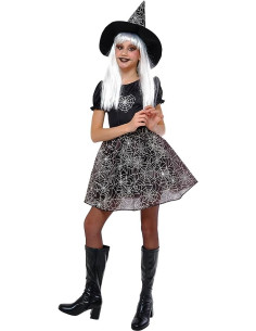 Rubie's - Costume Strega ragnatela fosforescente