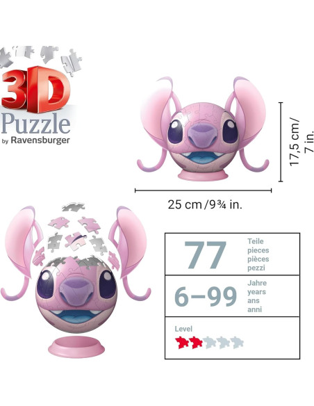 Puzzle 3D Angel con Orecchie 