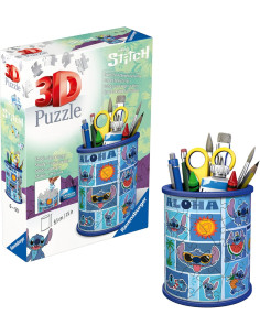 Puzzle 3D Portapenne Stitch