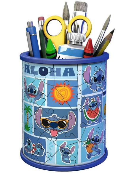 Puzzle 3D Portapenne Stitch