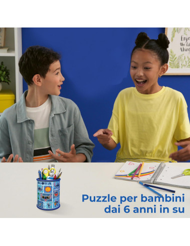 Puzzle 3D Portapenne Stitch