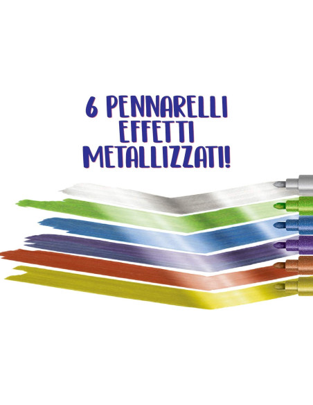 6 Pennarelli Metallizzati