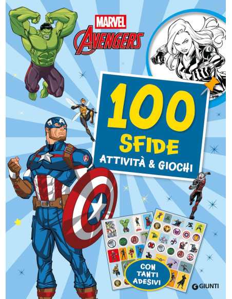 Avengers - 100 sfide attività e giochi