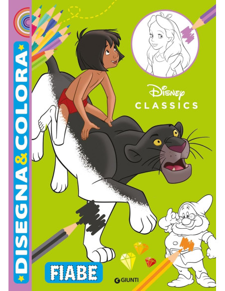 Disney classic - Fiabe disegna e colora
