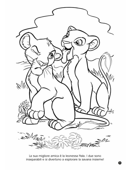 Disney - Il re leone staccattacca e colora