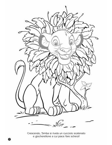Disney - Il re leone staccattacca e colora
