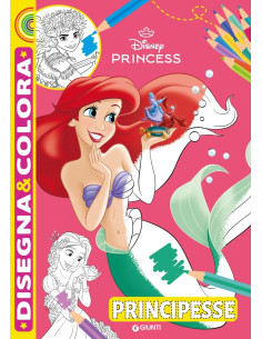 Disney princess - Fiabe disegna e colora