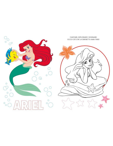 Disney princess - Fiabe disegna e colora