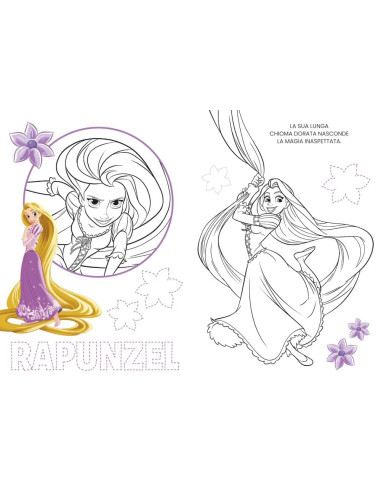 Disney princess - Fiabe disegna e colora