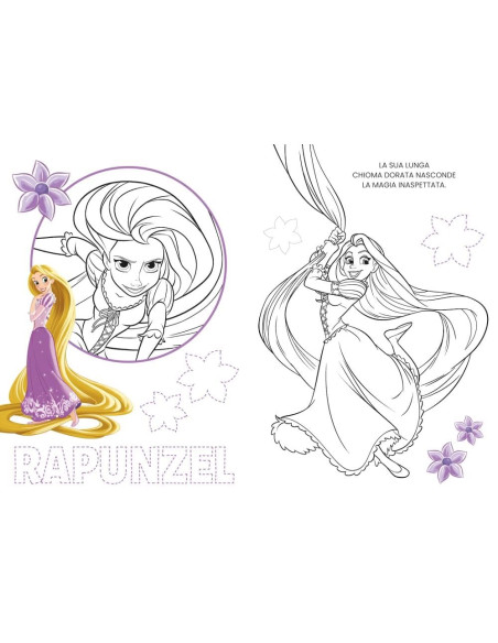 Disney princess - Fiabe disegna e colora