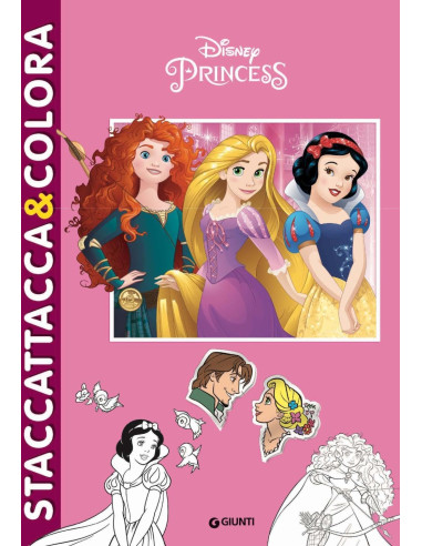 Disney princess - staccattacca e colora