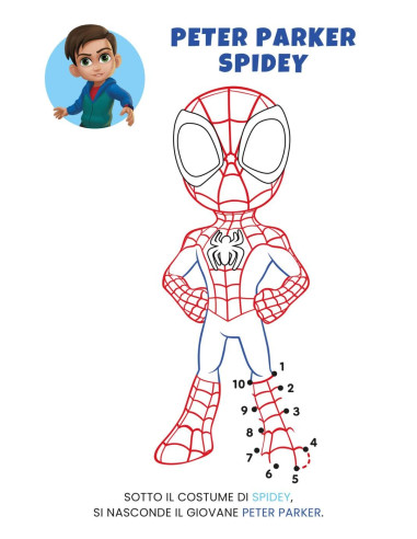 Disney - Unisco i puntini Spidey