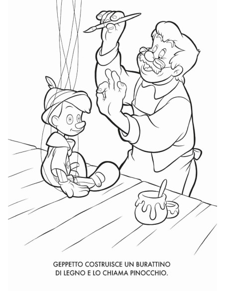 Disney Pinocchio Primo album da colorare