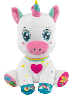 Clementoni - Baby Scintilla l’Unicorno Canta e Brilla