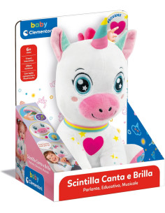 Clementoni - Baby Scintilla l’Unicorno Canta e Brilla 2