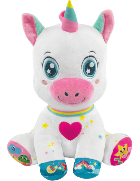 Clementoni - Baby Scintilla l’Unicorno Canta e Brilla