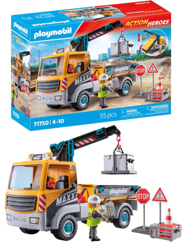 Playmobil - Camion da cantiere con gru