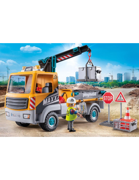 Playmobil - Camion da cantiere con gru