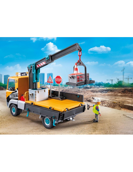Playmobil - Camion da cantiere con gru