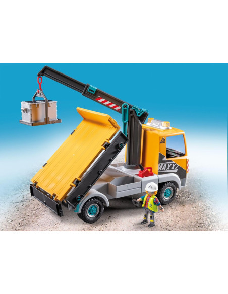 Playmobil - Camion da cantiere con gru