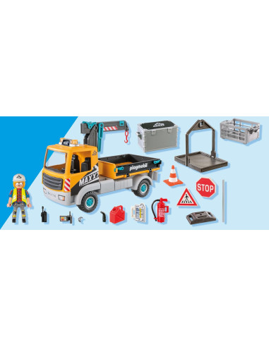 Playmobil - Camion da cantiere con gru