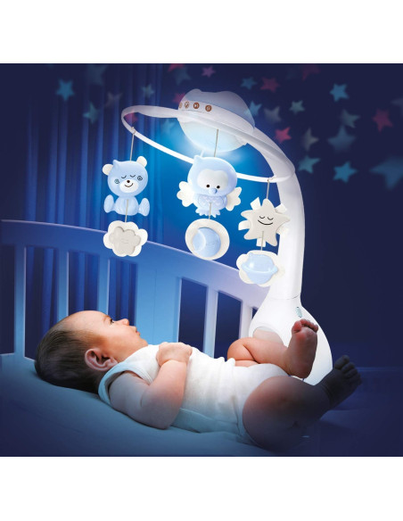 Giostrina 3 in 1 Projector Musical Mobile Blu