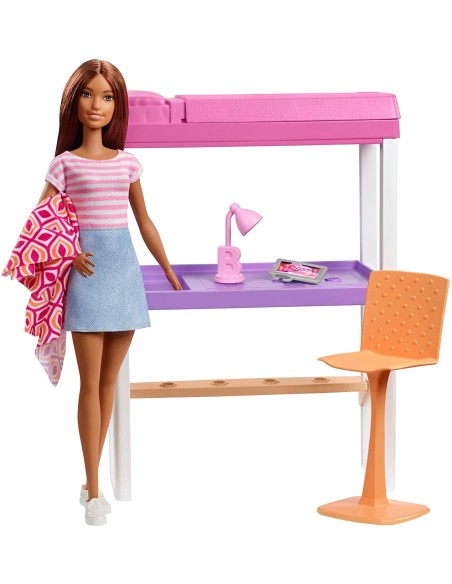 BARBIE Letto Camera con Scrivania FXG52