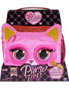 Purse Pets Borsette metallic rosa