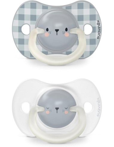 Suavinex - NightDay Succhietto Silicone 0/6m ORSO