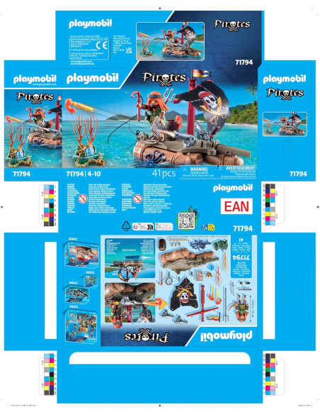 Playmobil - Zattera dei pirati