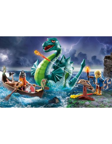 Playmobil - Vichinghi con mostro marino