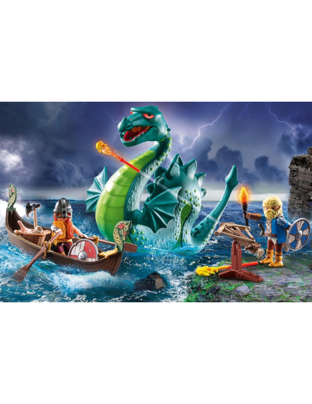 Playmobil - Vichinghi con mostro marino