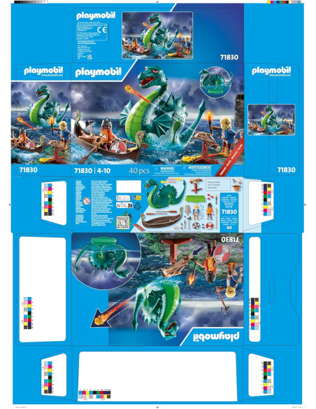 Playmobil - Vichinghi con mostro marino
