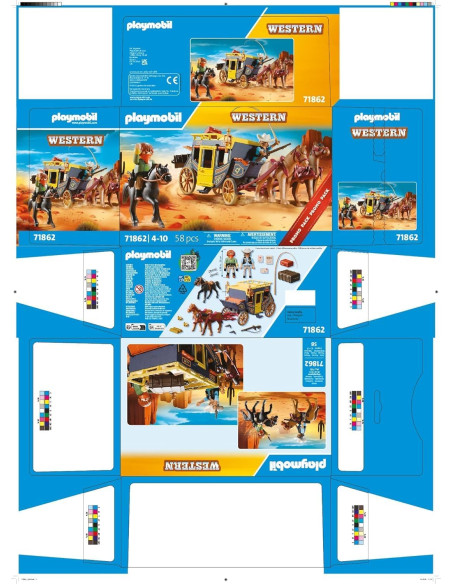Playmobil - Diligenza e bandito del Far West