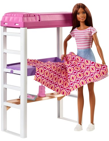 BARBIE Letto Camera con Scrivania FXG52