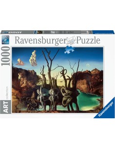Puzzle 1000 pz - Dalì: Swans reflecting elephants