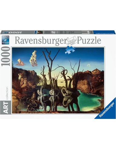 Puzzle 1000 pz - Dalì: Swans reflecting elephants