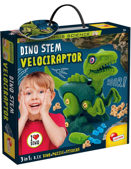 Lisciani - I'm a Genius Dino Stem Velociraptor
