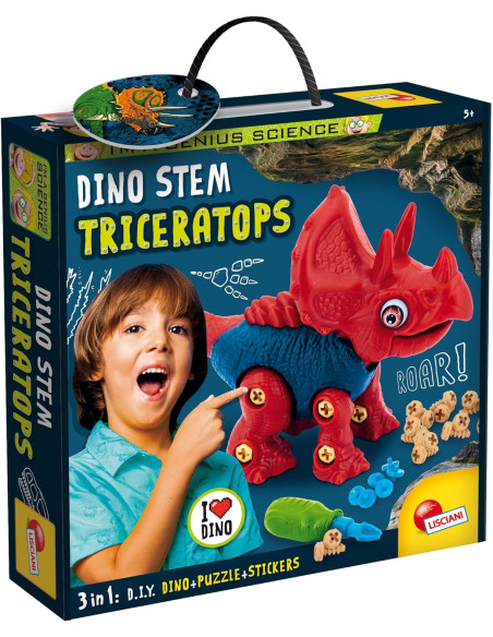 Lisciani - I'm a Genius Dino Stem Triceratopo